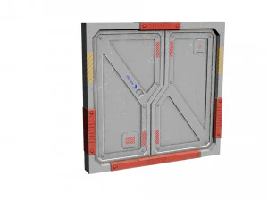 Sci fi door 3D Model