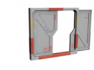 Sci fi door 3D Модель