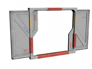 Sci fi door 3D Model