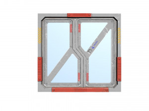 Sci fi door Modelo 3D