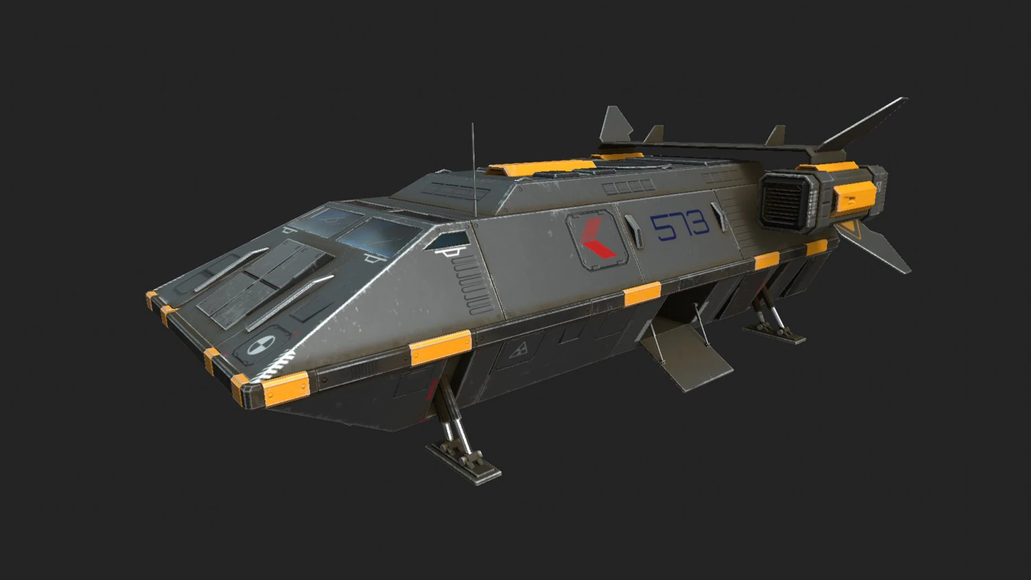 Shuttle 3D Model .c4d .max .obj .3ds .fbx .stl .blend 