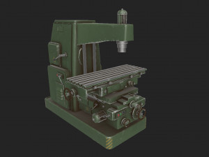Milling machine 3D Model