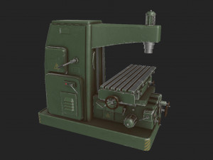 Milling machine 3D Model