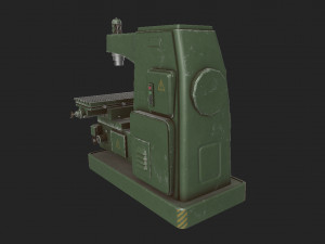 Milling machine 3D Model