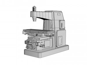 Milling machine 3D Model