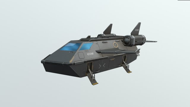 Shuttle 3D 모델 .c4d .max .obj .3ds .fbx .stl .blend 