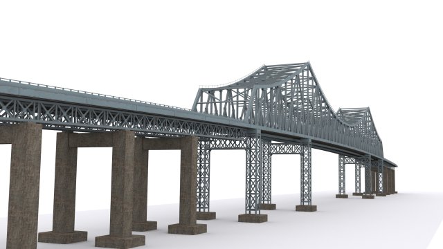 Bridge Tappan Zee 3D मॉडल .c4d .max .obj .3ds .fbx .stl .blend 
