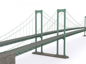 Delaware Memorial Bridge 3D मॉडल