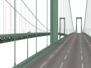 Delaware Memorial Bridge 3D मॉडल