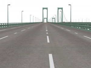 Delaware Memorial Bridge 3D मॉडल