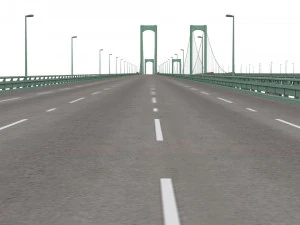 Delaware Anıt K&ouml;pr&uuml;s&uuml; 3D Model
