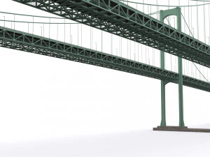 Delaware Anıt K&ouml;pr&uuml;s&uuml; 3D Model