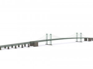 Delaware Memorial Bridge 3D मॉडल