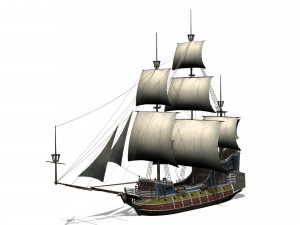 Galleon 3D Модель