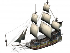Galleon 3D Модель