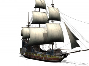 Galleon 3D Модель