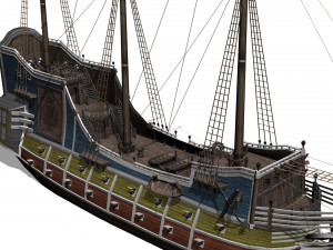 Galleon 3D Модель