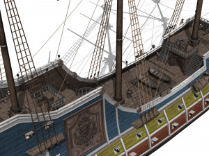 Galleon 3D Модель