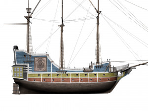 Galleon 3D Модель