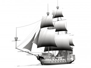 Galleon 3D Модель