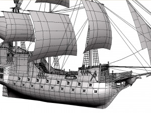 Galleon 3D Модель