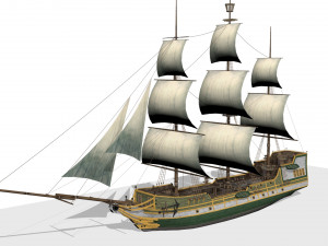 Galleon 3D 모델