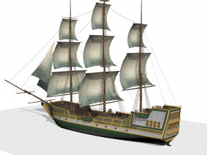 Galleon 3D 모델