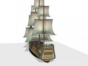 Galleon 3D 모델