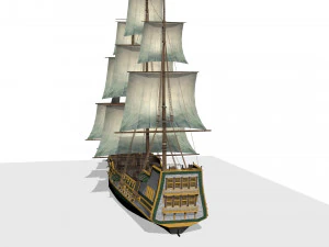 Galeone Modello 3D