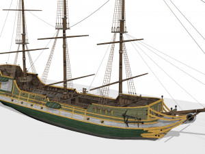 Galleon 3D 모델