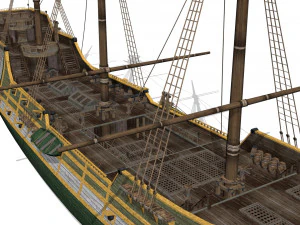 Galeone Modello 3D