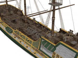 Galleon 3D 모델