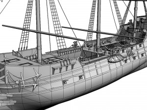 Galleon 3D 모델