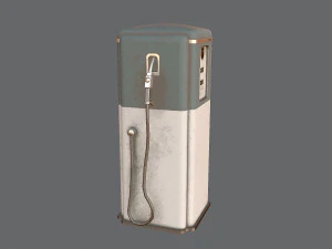 Old gas pump 3D Model