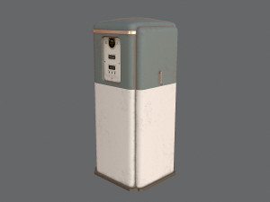Old gas pump Model 3D