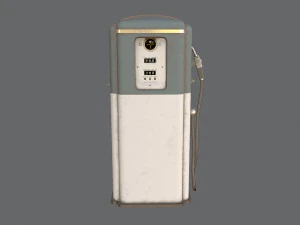 Old gas pump 3D Model