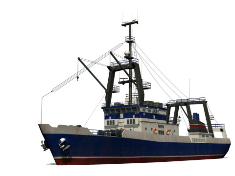 Trawler Modelo 3D