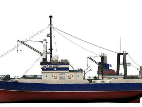 Trawler 3D मॉडल