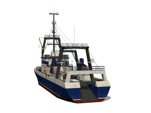 Trawler 3D मॉडल