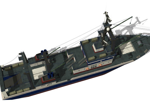 Trawler 3D मॉडल