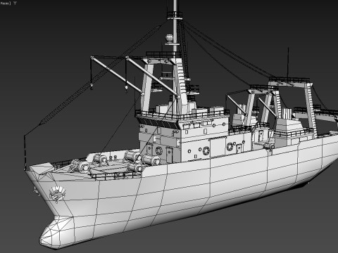 Trawler 3D मॉडल