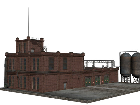 Old factory 3D Модель