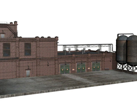 Old factory 3D Model
