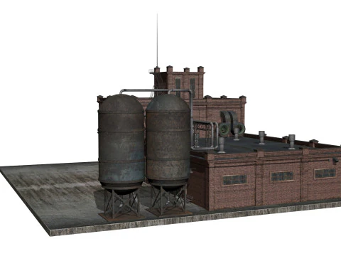 Old factory 3D Model