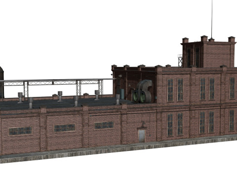 Old factory Modelo 3D