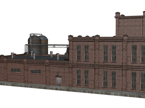 Old factory Modelo 3D