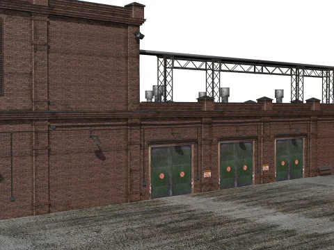Old factory 3D Model