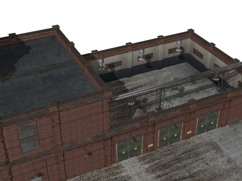 Old factory Modelo 3D