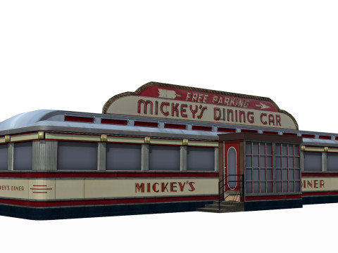 Old dining 3D Модель