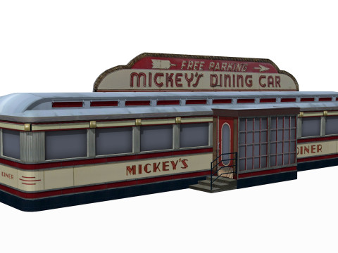 Old dining 3D Модель